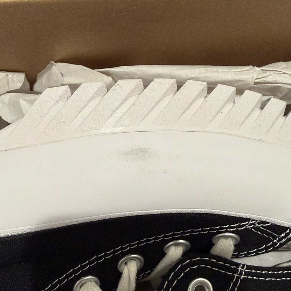 NIB Converse Black & White Lug-Sole High Top Sneakers - Picture 8 of 9